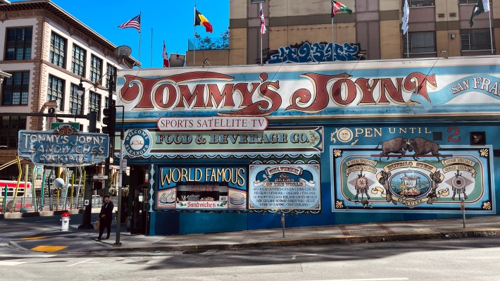 The outside of Tommy's Joynt