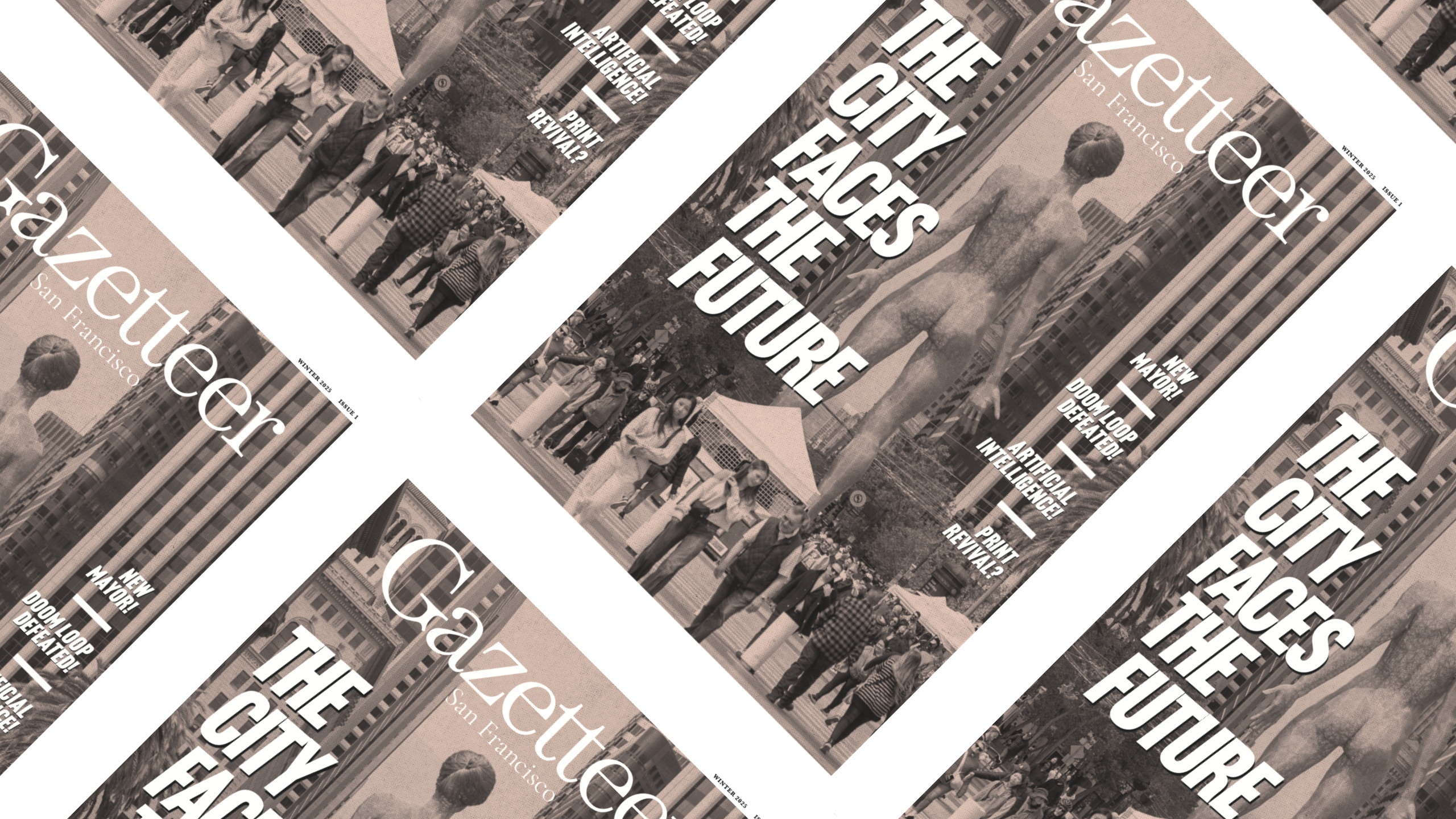 Gazetteer SF print newspaper issue 1 cover