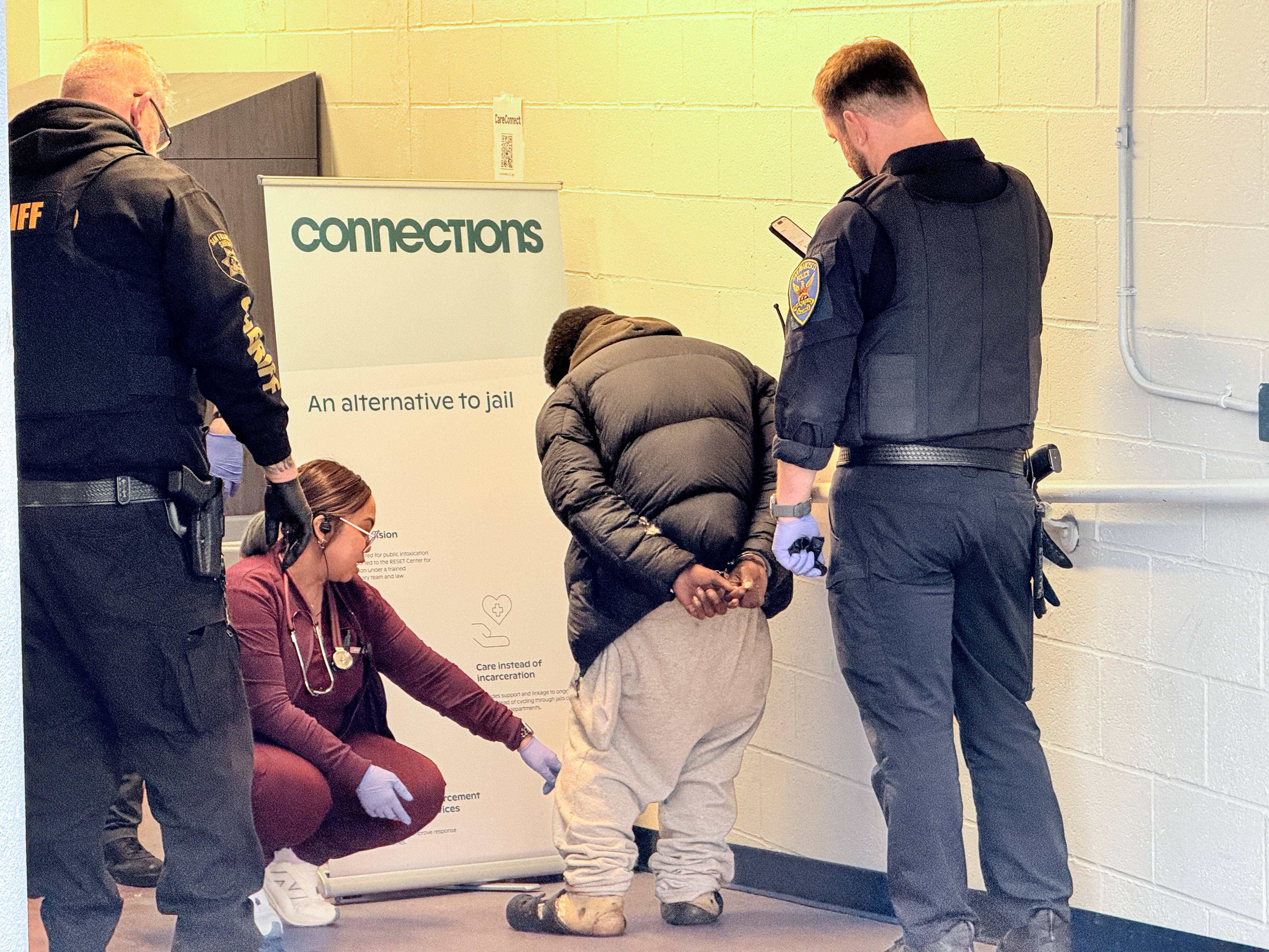 How many people are actually being brought to the new RESET sobering center?