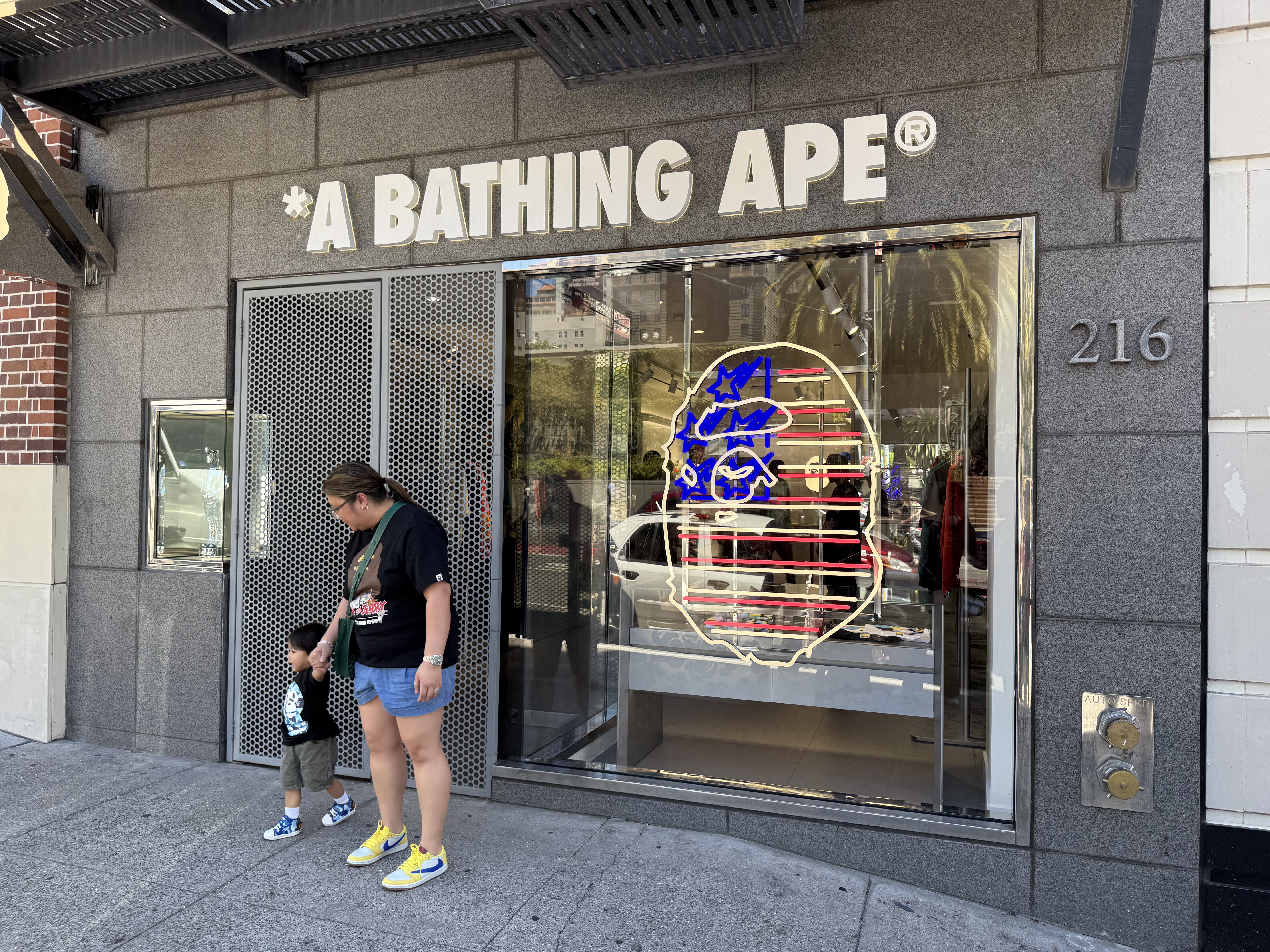 Braving the heat with the Bathing Ape enthusiasts