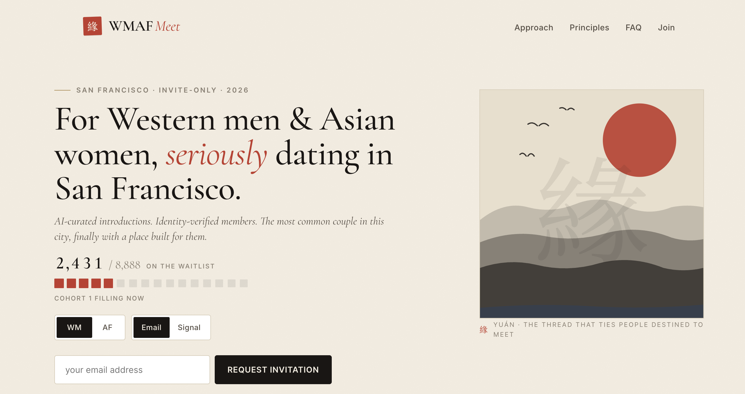 A new dating site wants to match (only) ‘Western’ men to Asian women